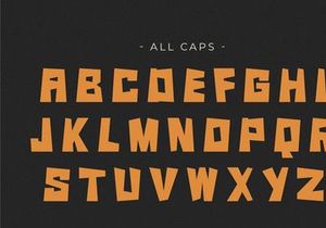Scary Monster - Halloween Display Font