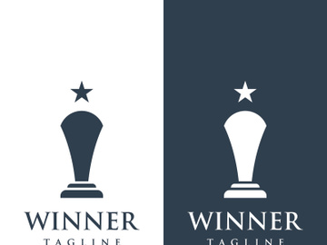 Creative and unique trophy logo design. preview picture