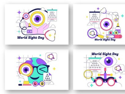 10 World Sight Day Illustration