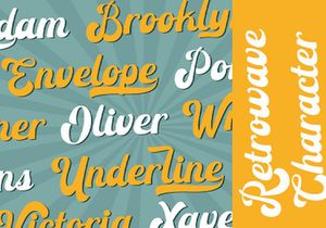 Retrowave – Retro Bold Script Font