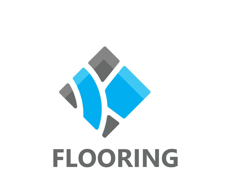 Elegant Tile Flooring Logo Design business store building Template