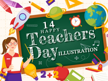 14 Happy Teacher's Day Illustration preview picture