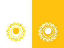 Sun vector illustration icon logo template design