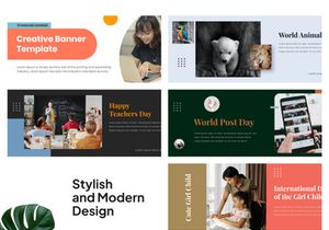 Creative Banner Design Template Vol. 8