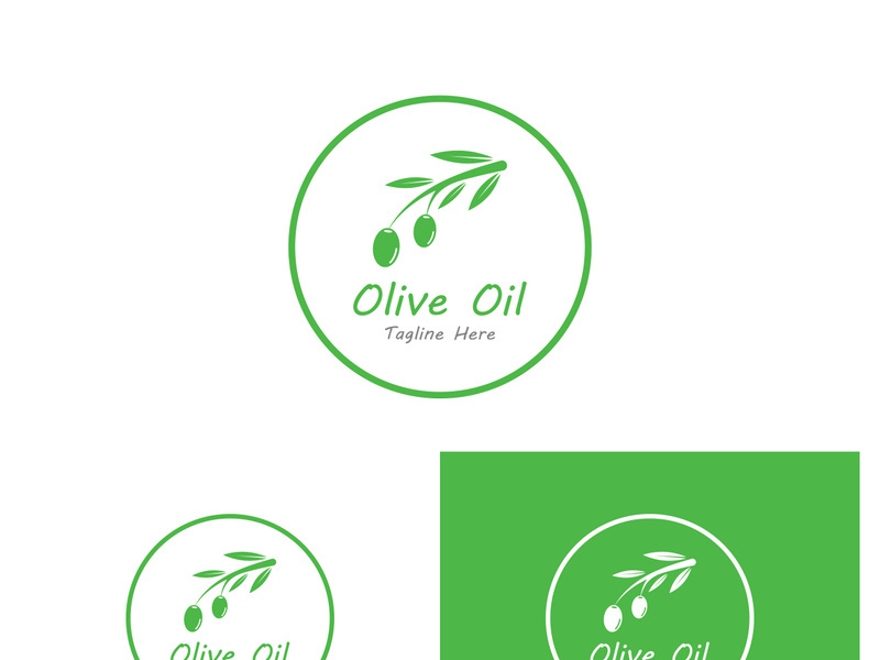 Olive fruit logo design.