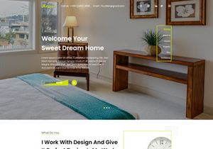 Real Estate Website Template Design