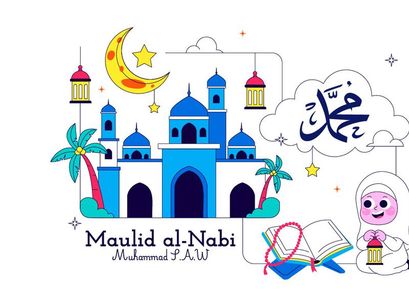 10 Maulid Nabi Illustration