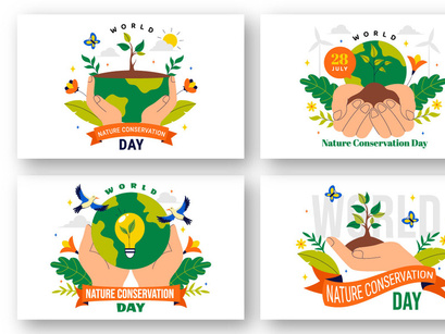 10 World Nature Conservation Day Illustration
