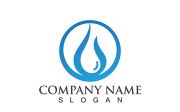 Water drop Logo Template vector