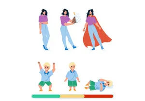 People mood emotions characters