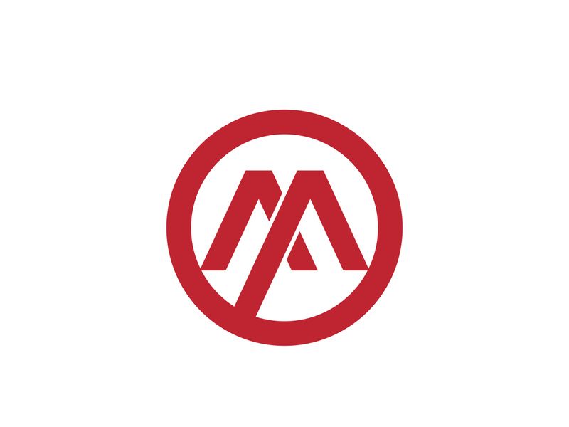 M Letter illustration icon Logo Template