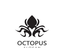 Octopus logo image design icon illustration animal vector