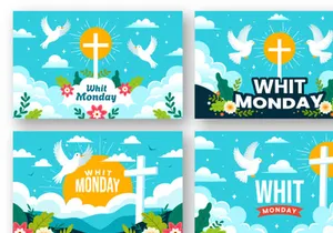 12 Whit Monday Illustration
