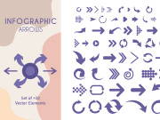 Arrows Icons, Infographic, Web and Apps