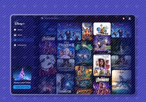 Disney+ Web ui design challenge