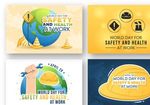 16 World Day of Safety and Health at Work Illustration