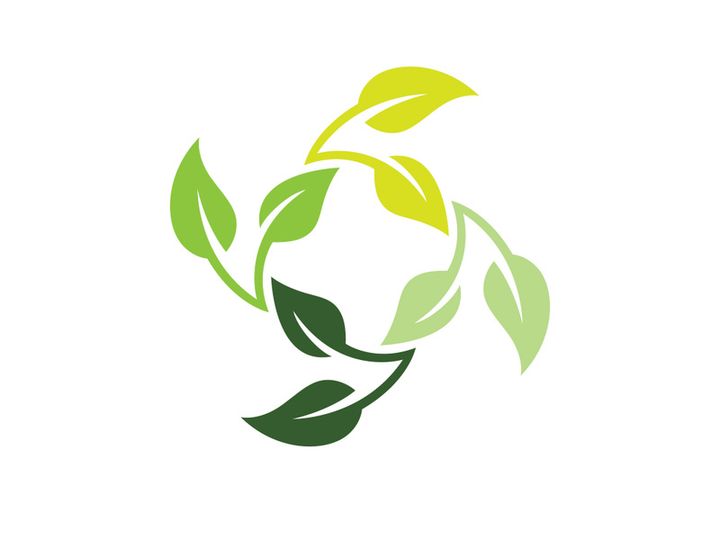green leaf ecology vector