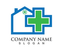 Medical health icon digital logo design vector illustration