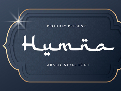 Humna - Arabic Style Font