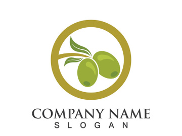 Extra virgin olive oil logo icon design vector illustration preview picture