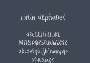 Yhentharo — Handwritten Script Font