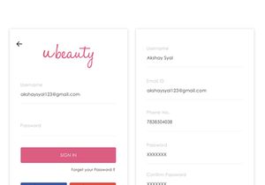 uBeauty UI Kit