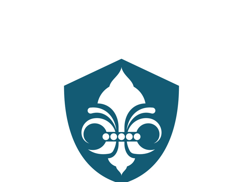 Fleur de lis vector icon design