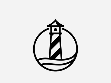 Light House Logo vector Template preview picture