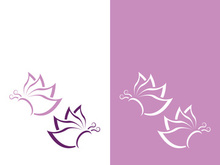 Butterfly logo icon vector design illustration