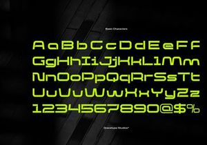 Luroha | Modern Futuristic Font