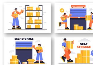 12 Self Storage Facility Illustration