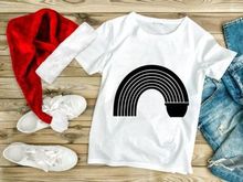 Multi-Striped Rainbow Pot Silhouette