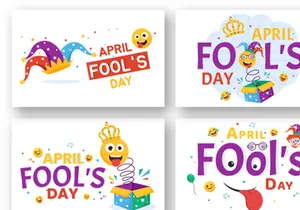 15 Happy April Fools Day Celebration Illustration