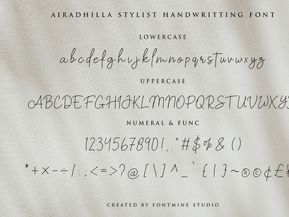 Airadhilla - Stylist Handwritting Font