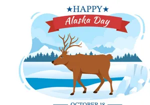 15 Happy Alaska Day Illustration