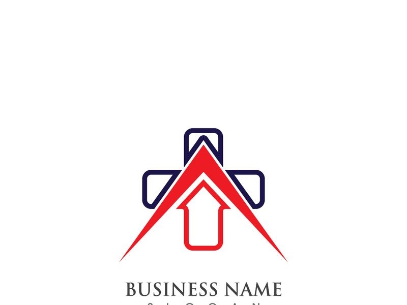 hospital logo and symbol Template, Green logo vector