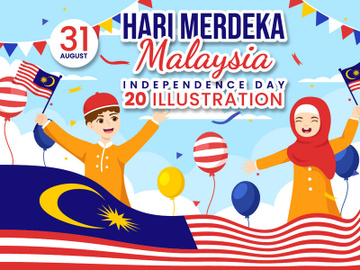 20 Malaysia Independence Day Vector Illustration preview picture