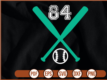 84 t shirt Design preview picture
