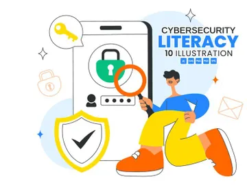 10 Cybersecurity Literacy Illustration preview picture