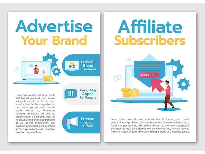 Advertise your brand brochure template