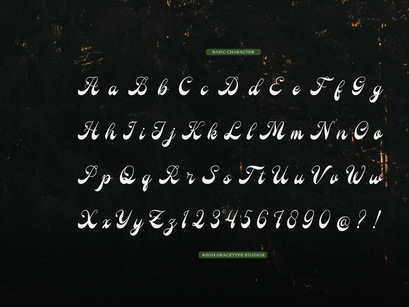 Bastille Fields | Vintage Script