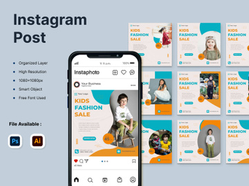 General Kids Instagram Post Templates preview picture