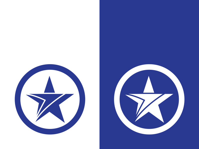 Star icon template vector illustration design