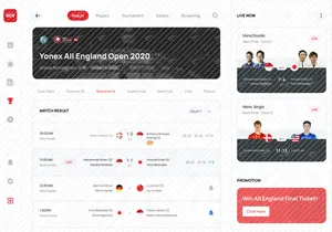 Goodminton - BWF Score Saas App