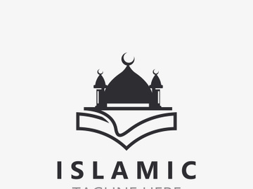 Islamic Mosque Logo design, template Islamic, Islamic Day Ramadan vector graphic creative idea preview picture