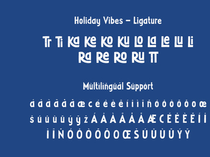 Holiday Vibes - Display Font