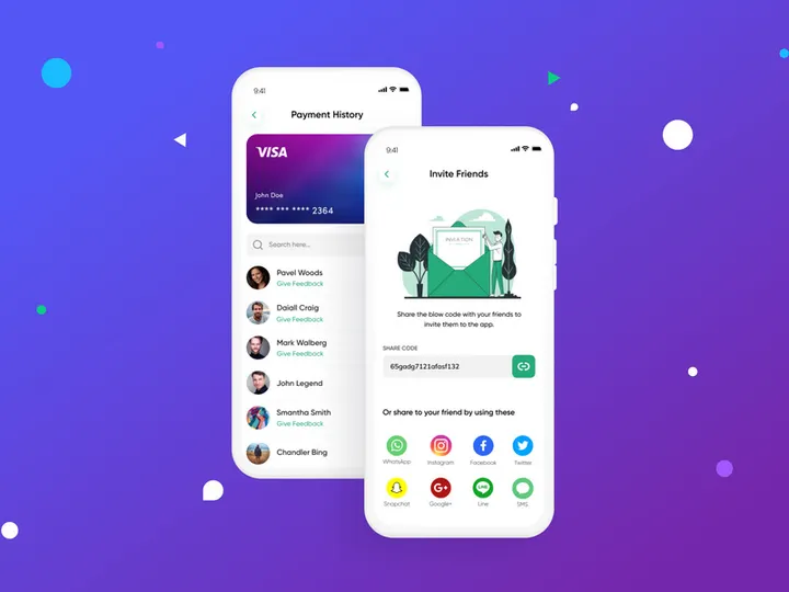 Payment History App Design