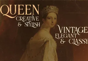 Queen Inline Grunge - Free Font