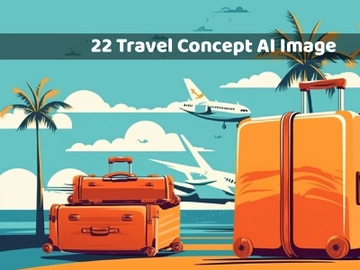 Travel Concept Illustration AI Image preview picture