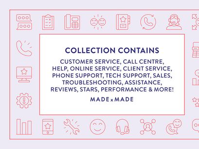 30 Customer Service Icons